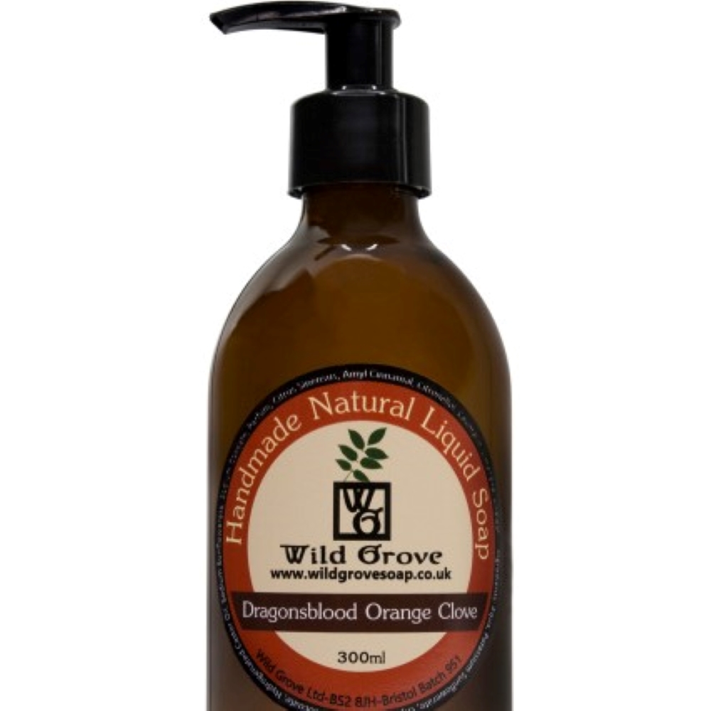 Liquid Soap 300ml Glass Bottle - Image 2
